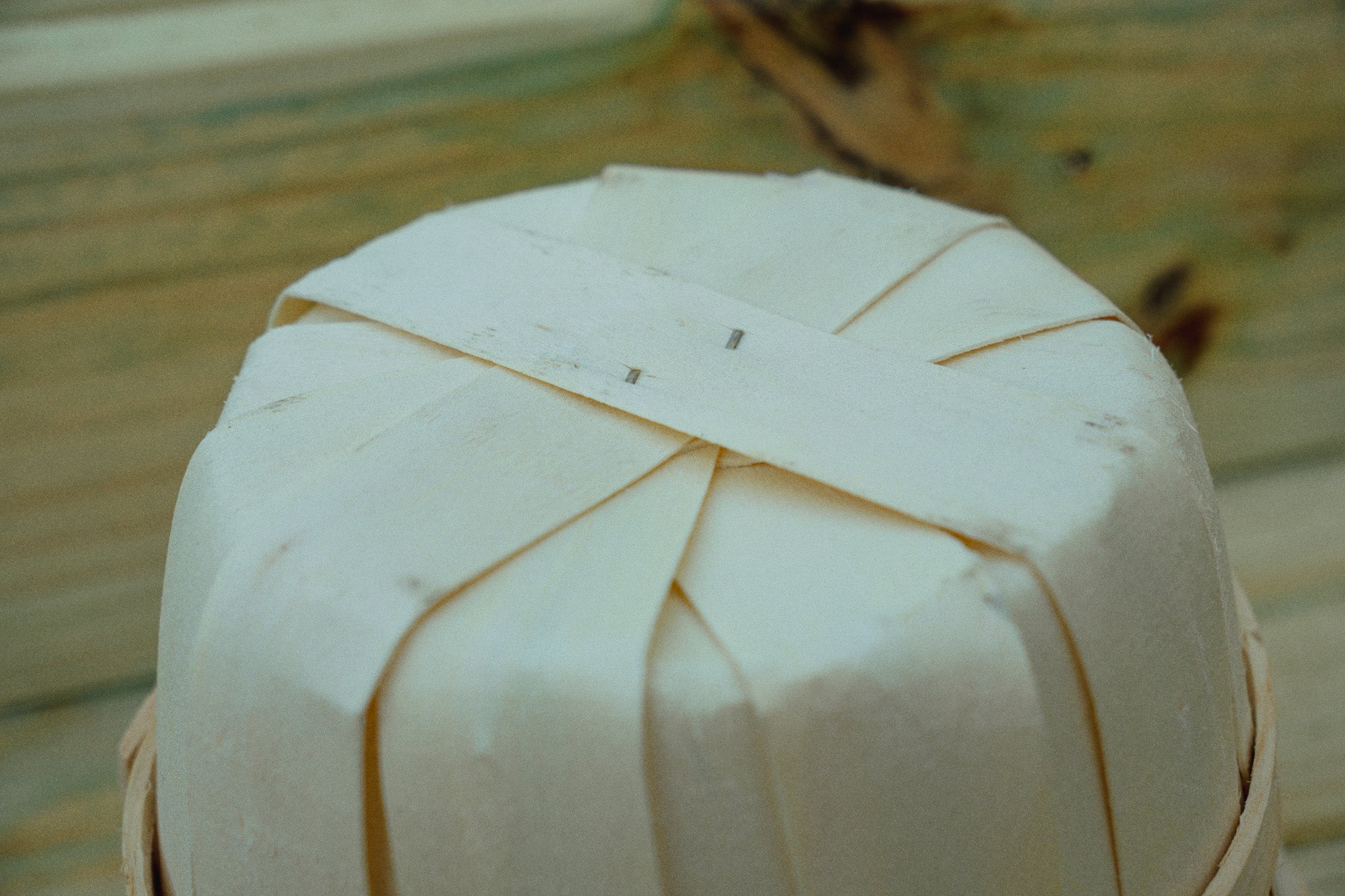 Wooden Barrel Basket