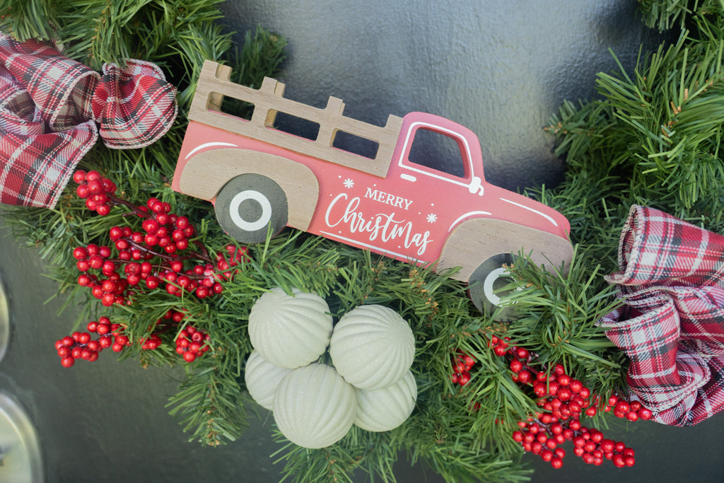 Christmas Truck Wreath