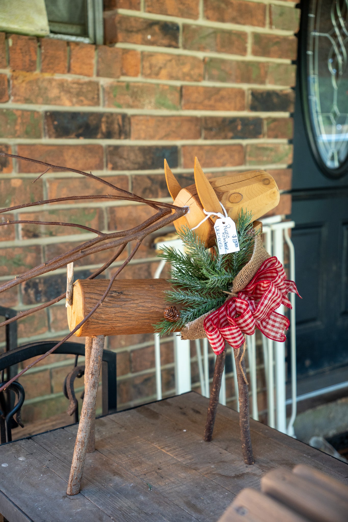 Wooden Handcrafted Reindeer