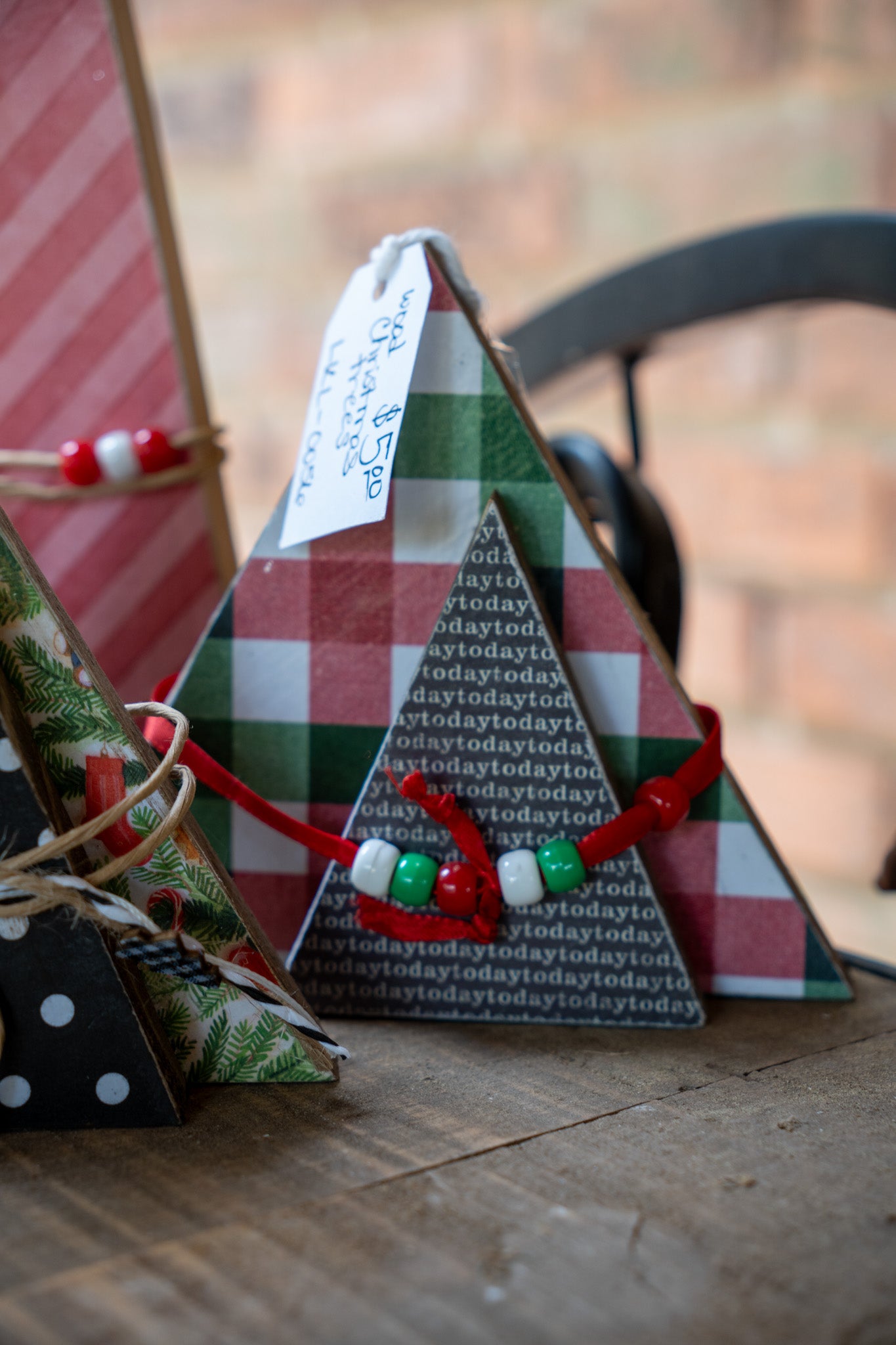 Wooden Christmas Tree Decoration