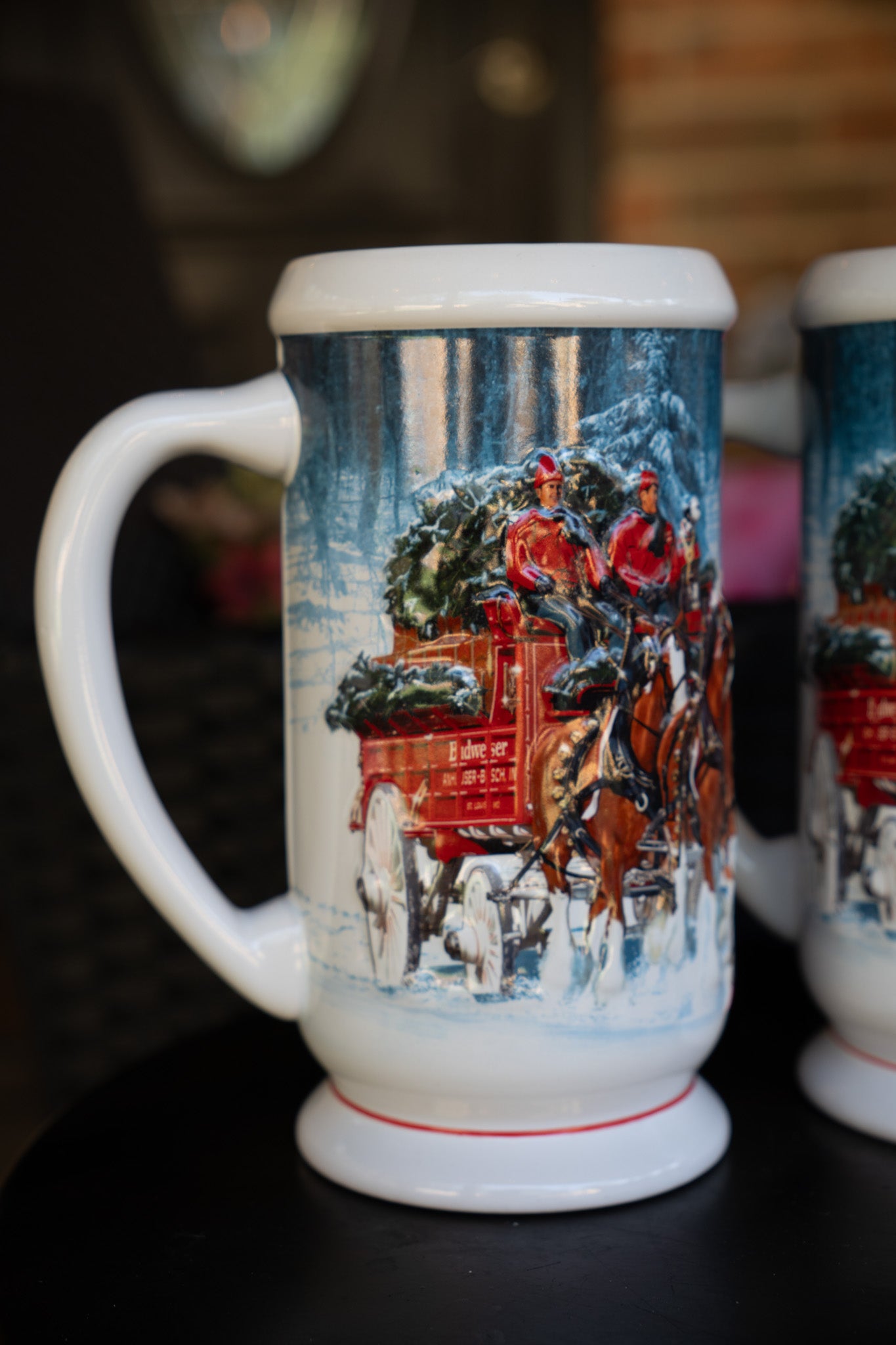Budweiser 2007 "Winter's Calm" Mug Set — 2-Pc