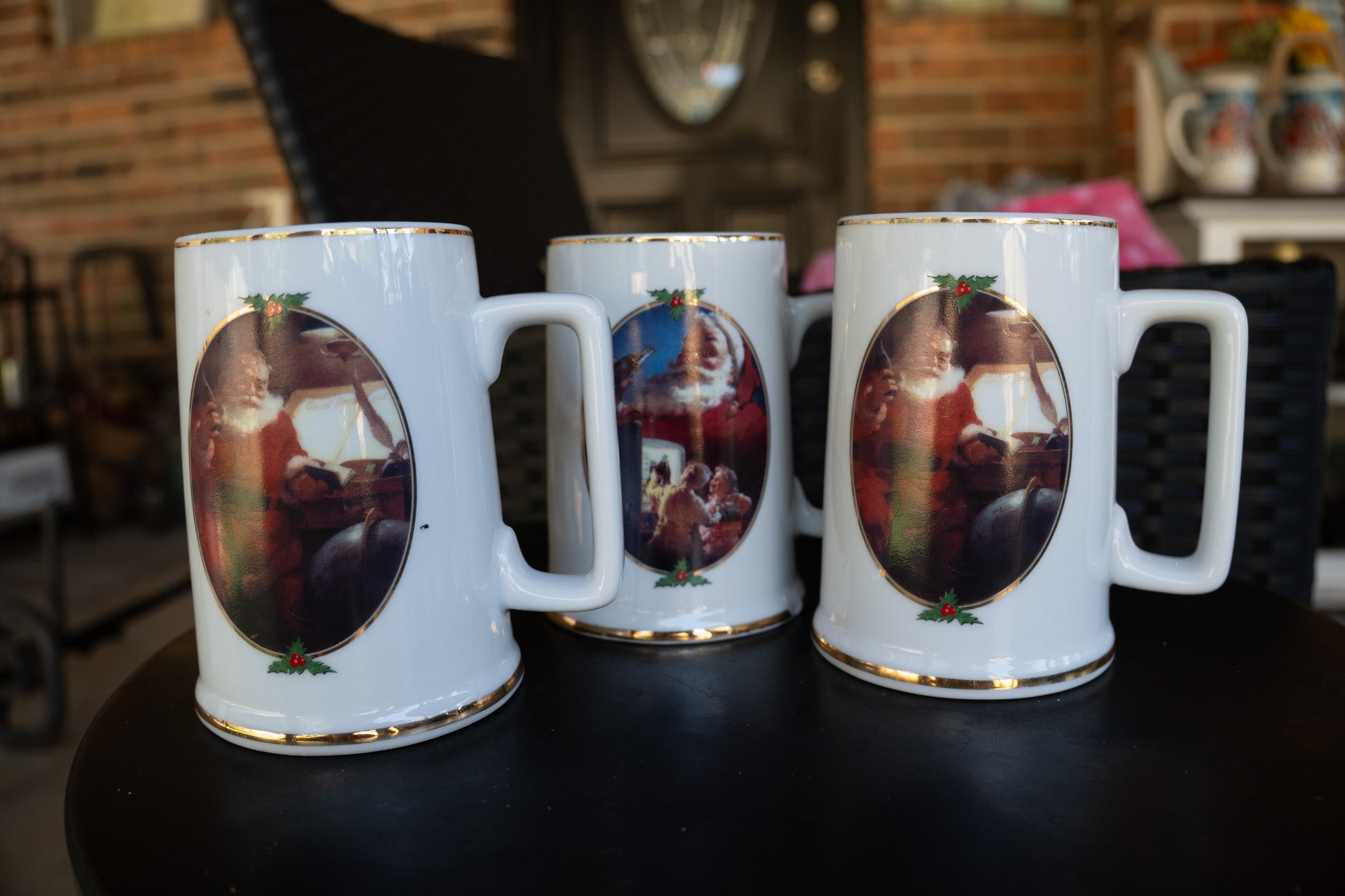 1996 Coca-Cola Collector Edition Mug Set — 3-Pc
