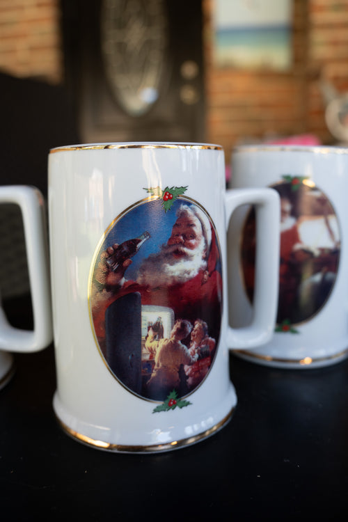 1996 Coca-Cola Collector Edition Mug Set — 3-Pc
