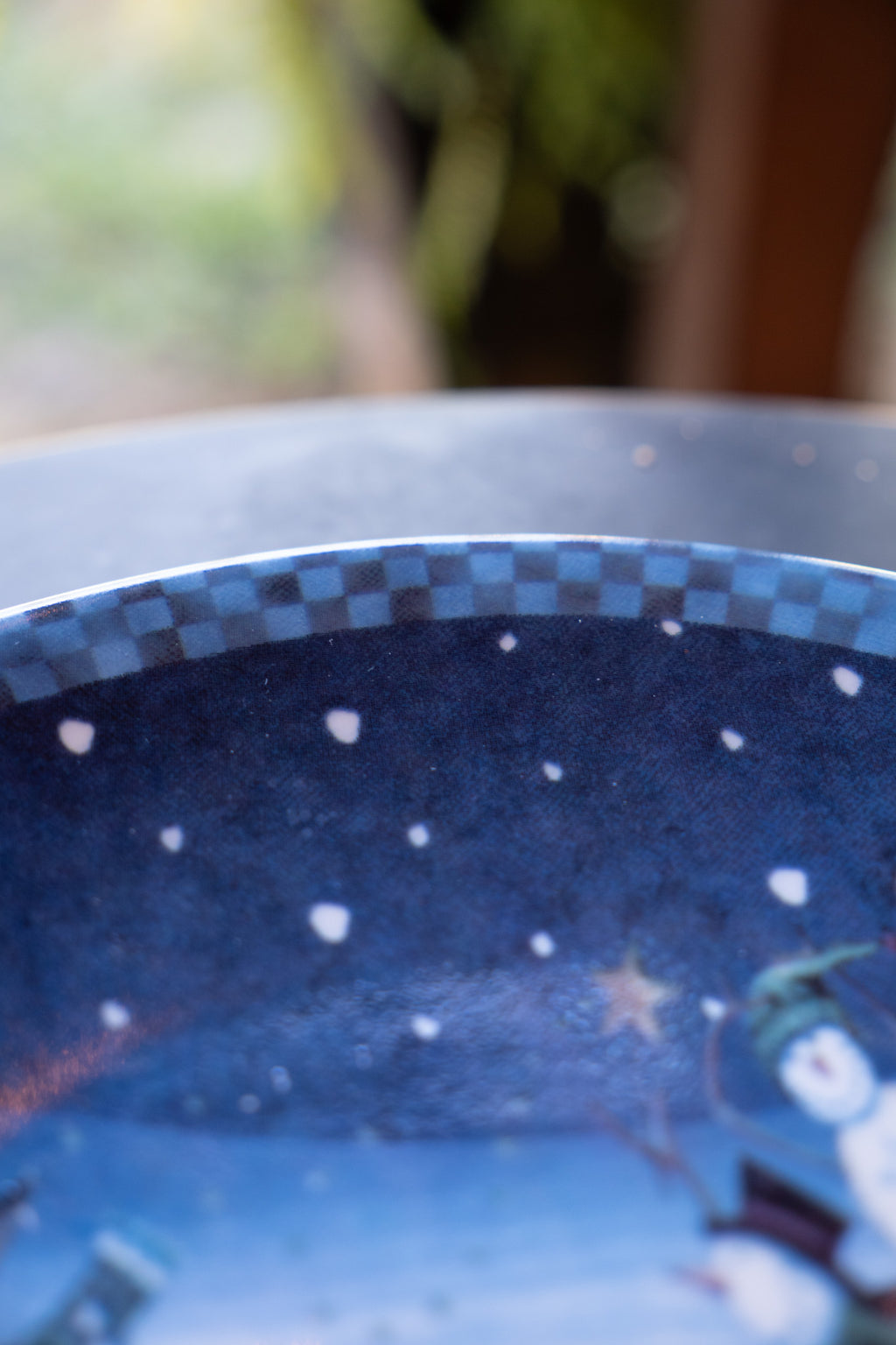Vintage Snowman Plate Set — 4-Pc