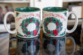 1989 "Potpourri Press" Christmas Mug Set — 2-Pc