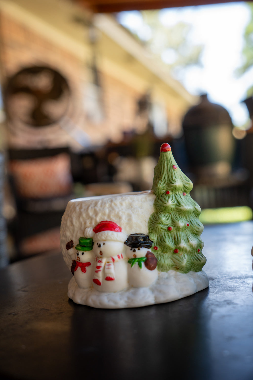 Vintage Christmas Candle Holder Set