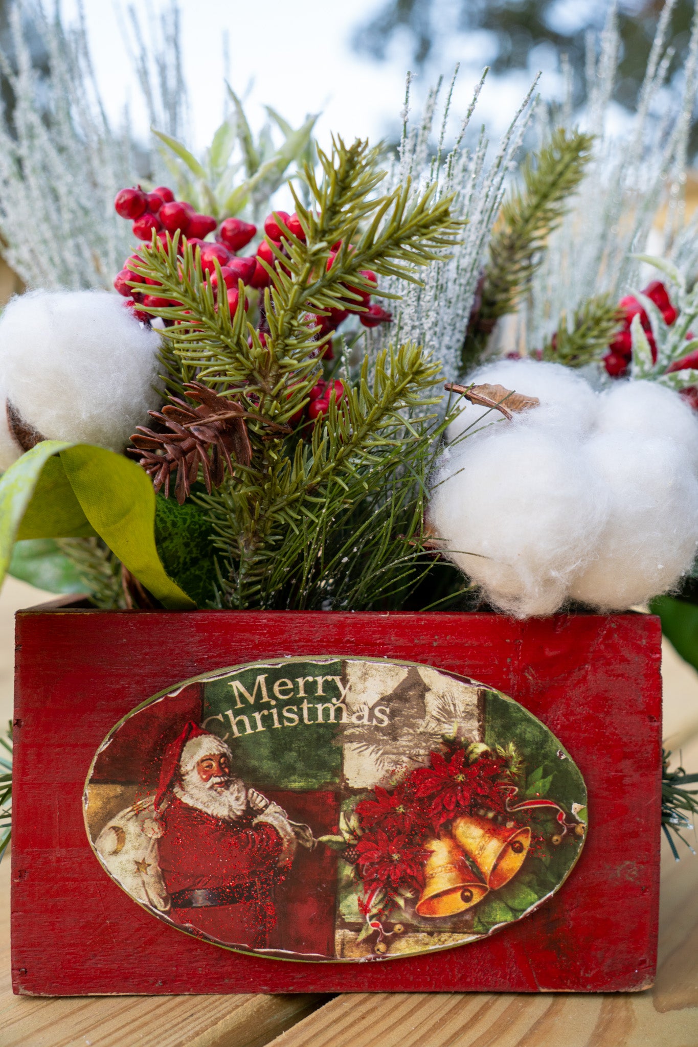 Farmhouse Christmas Floral
