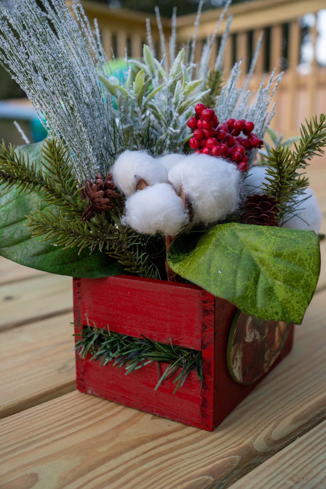 Farmhouse Christmas Floral