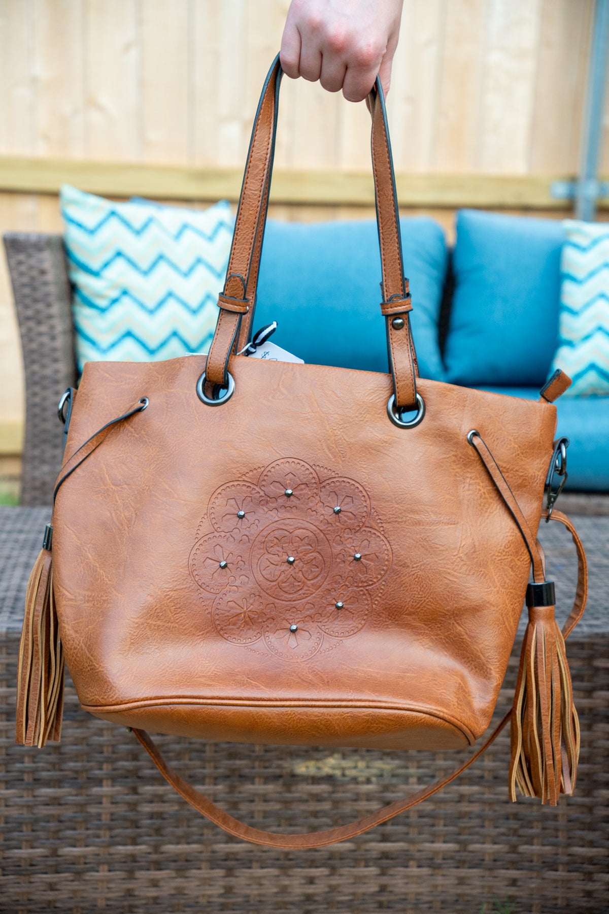 Sam & Hadley Caramel Colored Purse
