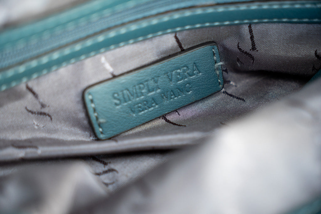 Simply Vera Vera Wang Teal Purse