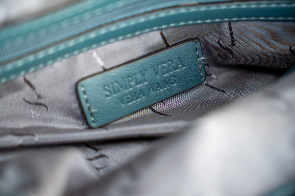 Simply Vera Vera Wang Teal Purse