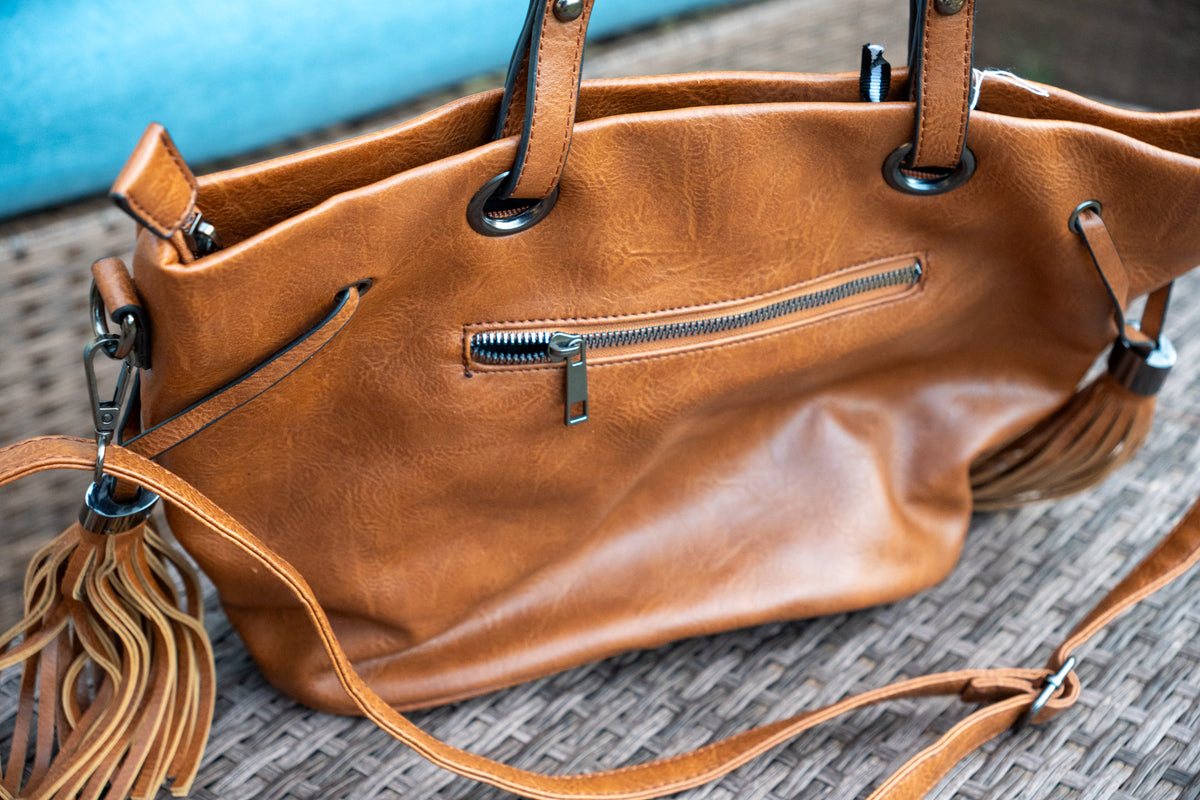Sam & Hadley Caramel Colored Purse