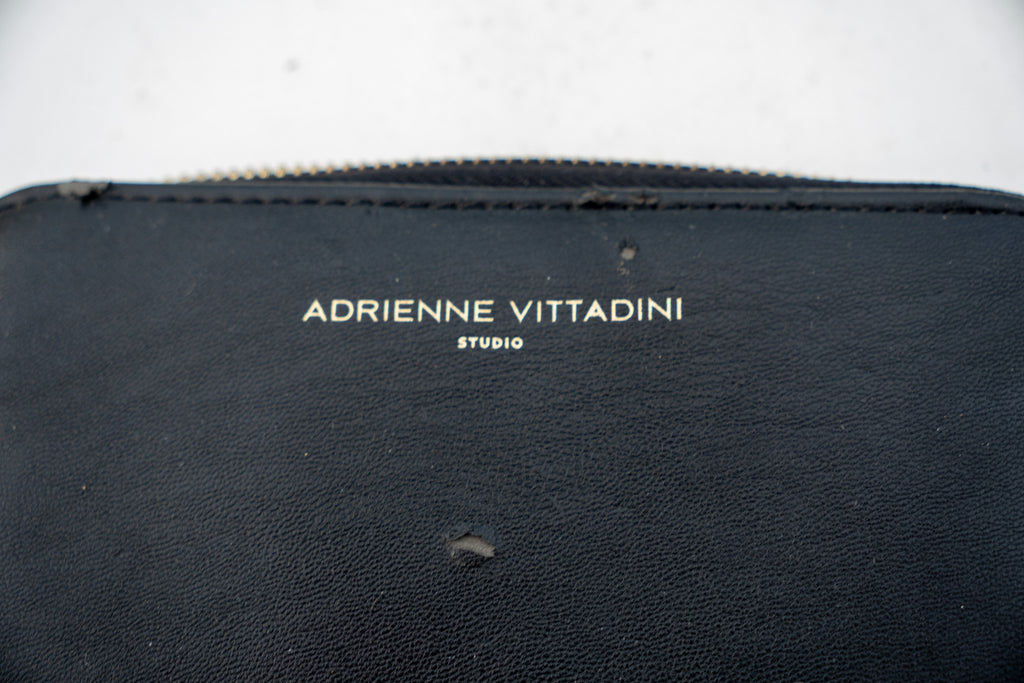 Adrienne Vittadini Black Wristlet Wallet