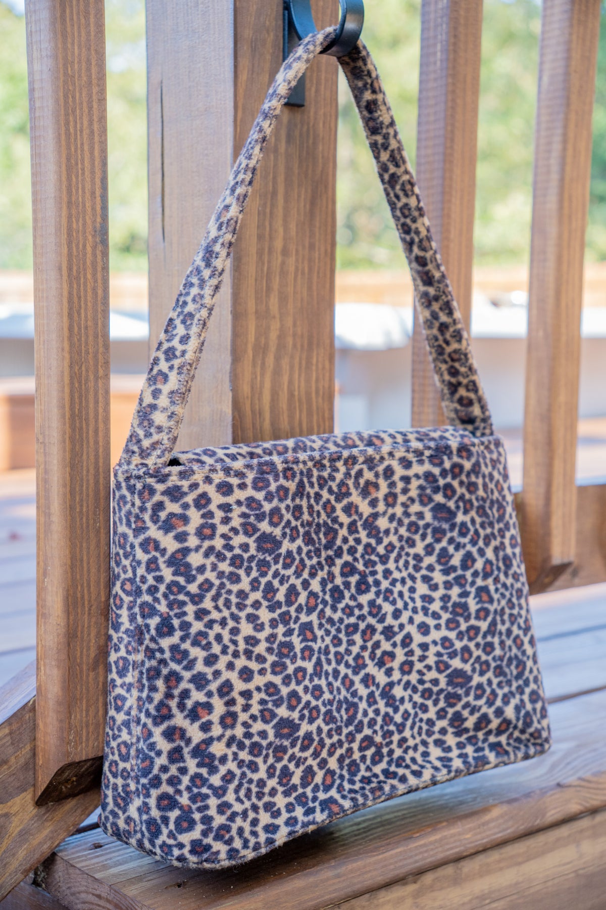 Vintage Leopard Print Purse