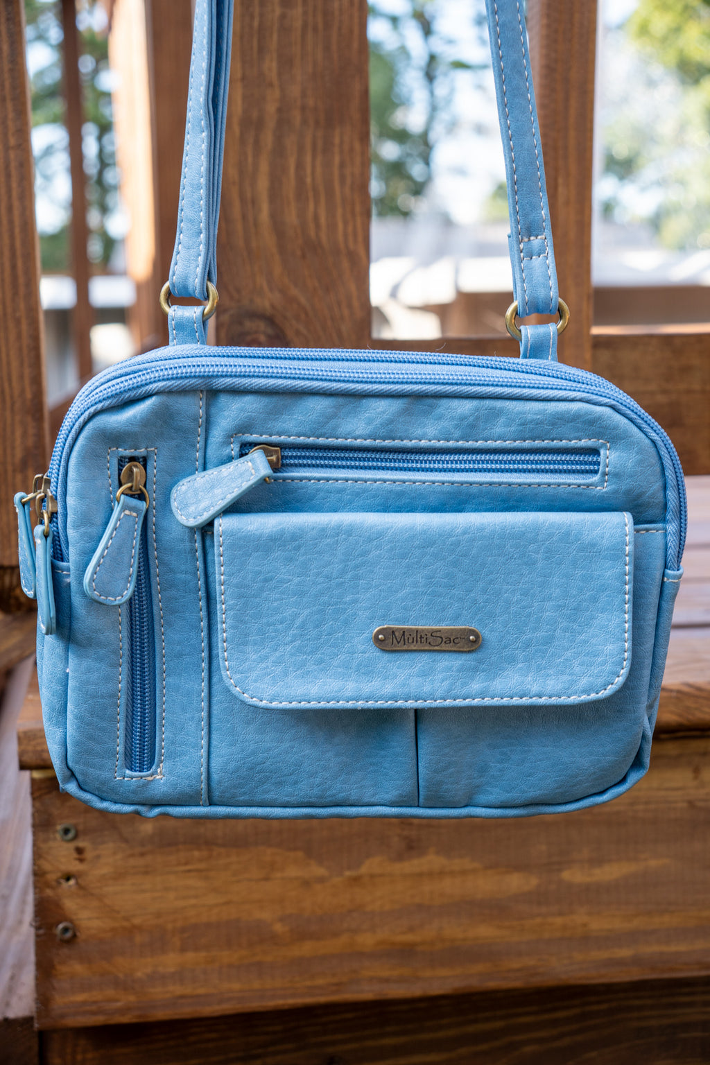 Blue MultiSac Crossbody Purse