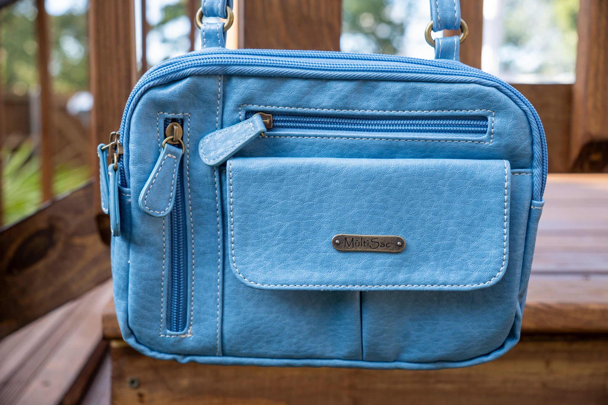 Blue MultiSac Crossbody Purse