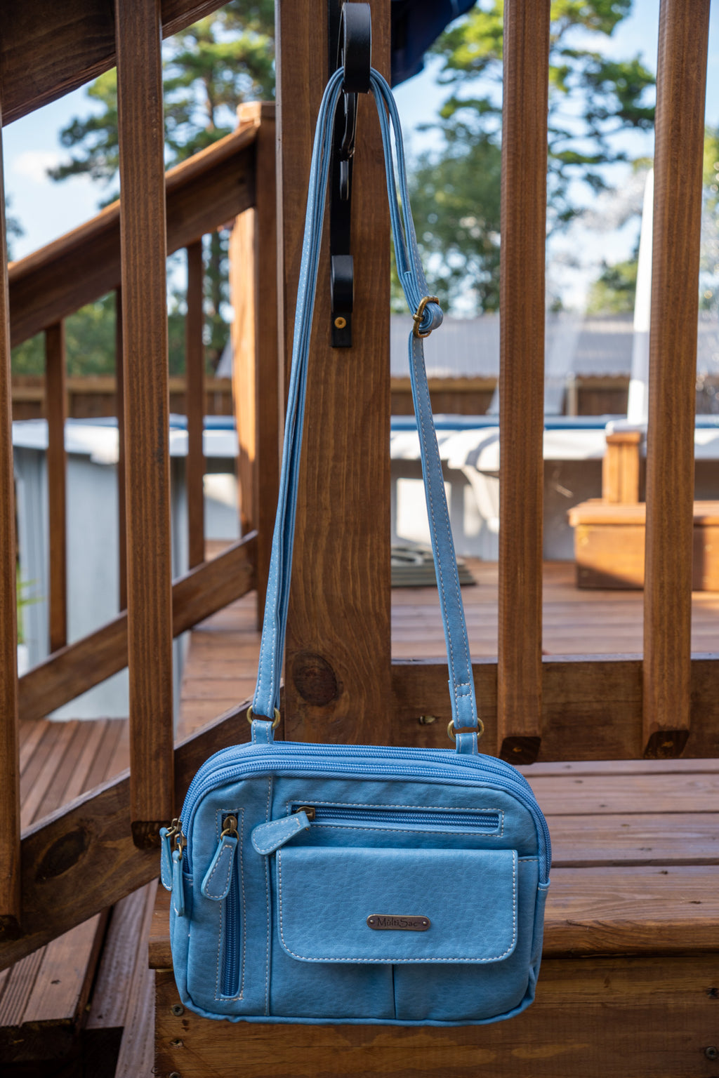 Blue MultiSac Crossbody Purse