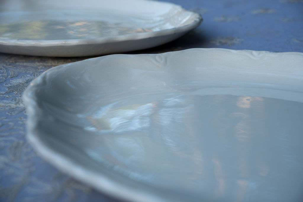 "Ransom" White Serving Platter