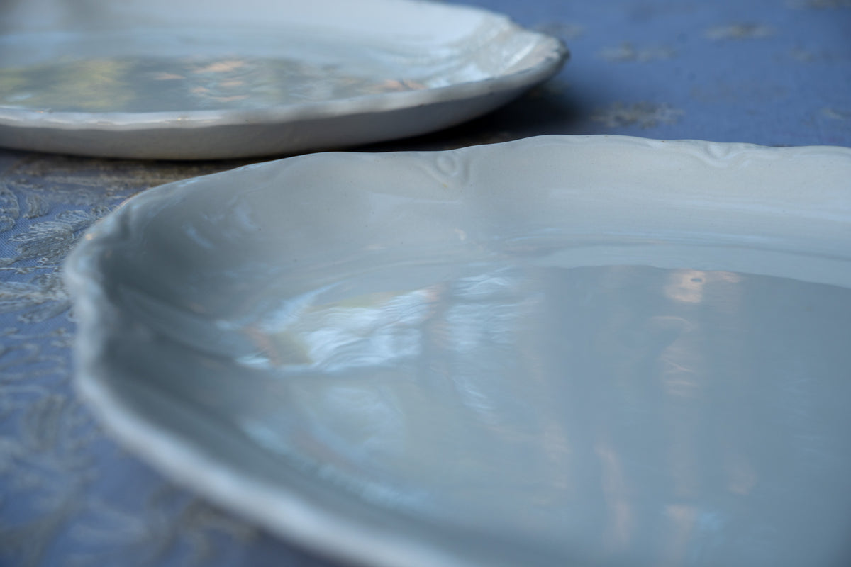 "Ransom" White Serving Platter