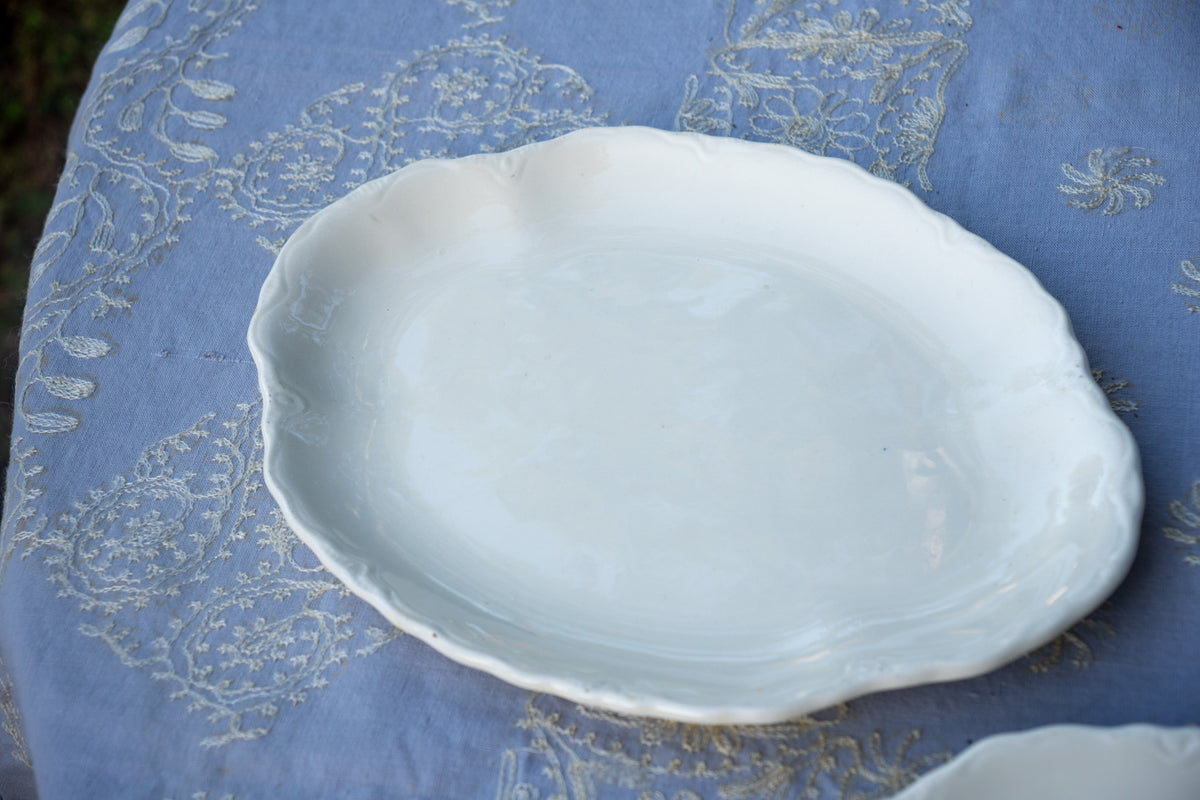 "Ransom" White Serving Platter