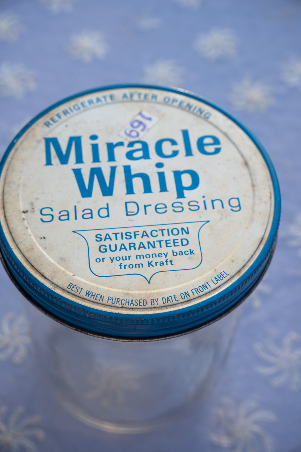 Vintage Miracle Whip Jar