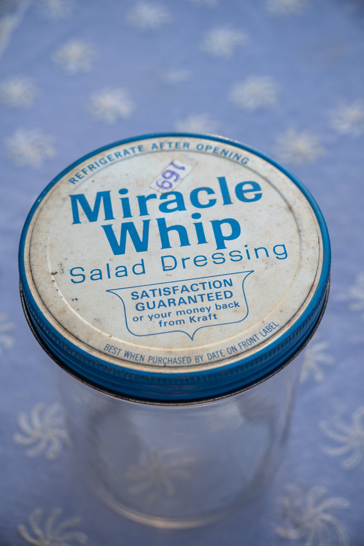 Vintage Miracle Whip Jar