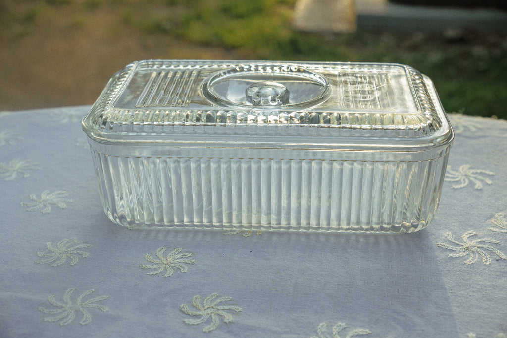 Anchor Hocking Glass Refrigerator Dish with Lid