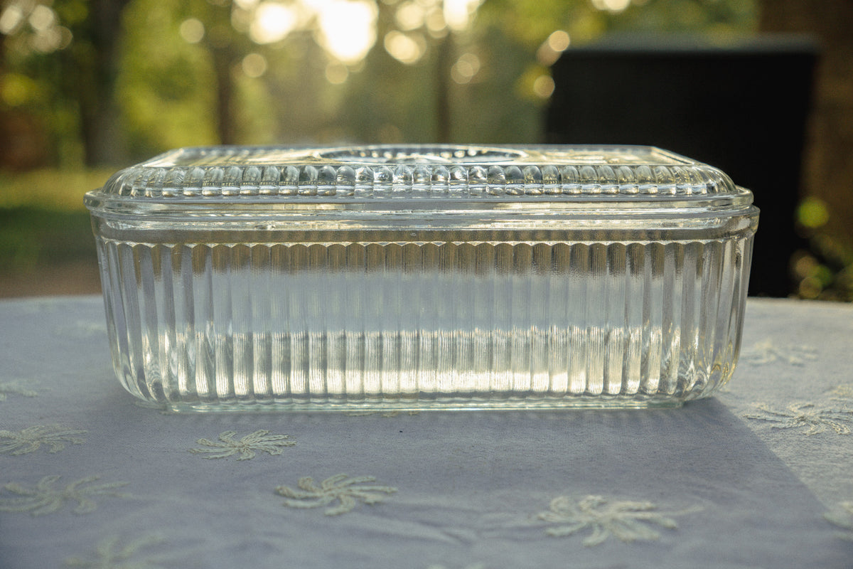 Anchor Hocking Glass Refrigerator Dish with Lid