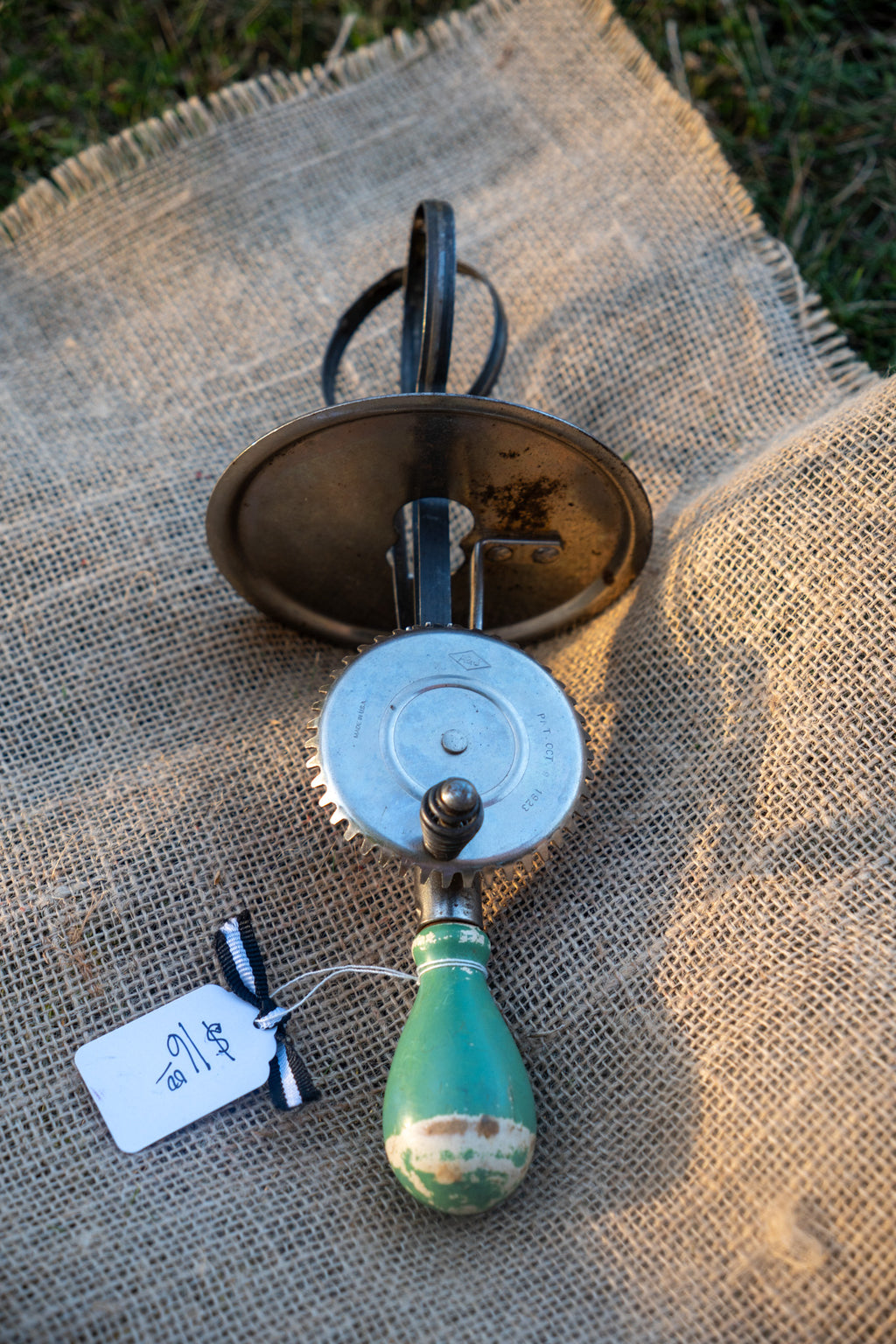 Vintage Hand Crank Egg Beater