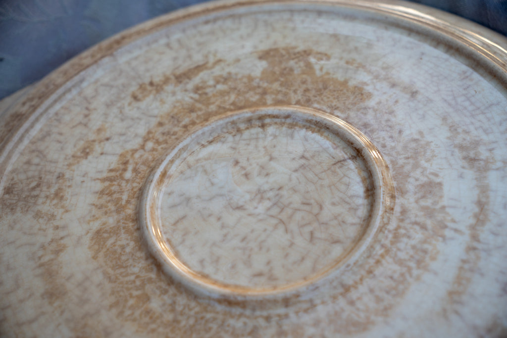 Metlox Poppytrail Vernonware "Sherwood" Round Serving Platter with Handles