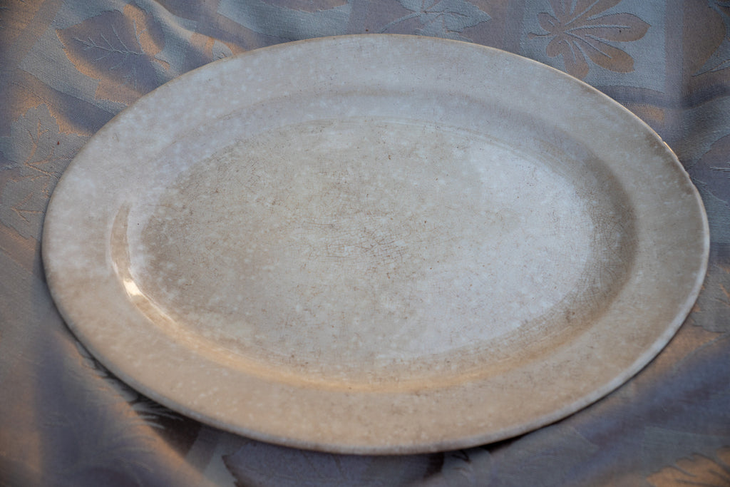 Southern Potteries Antique Oval Serving Platter, 1920s