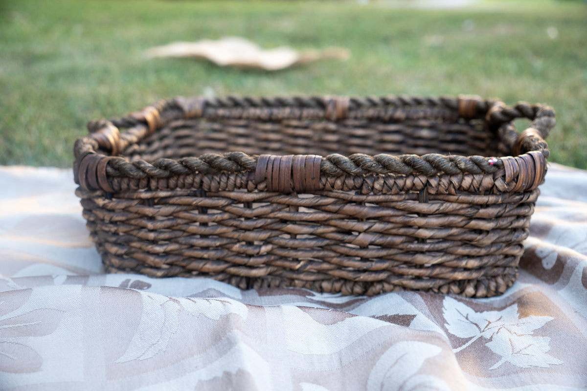 Wicker and Rattan Heavy Basket
