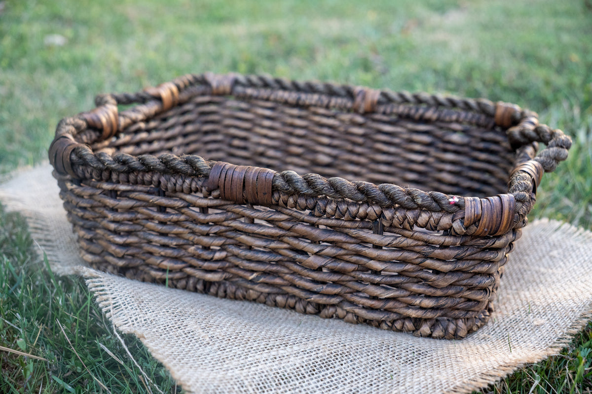 Wicker and Rattan Heavy Basket