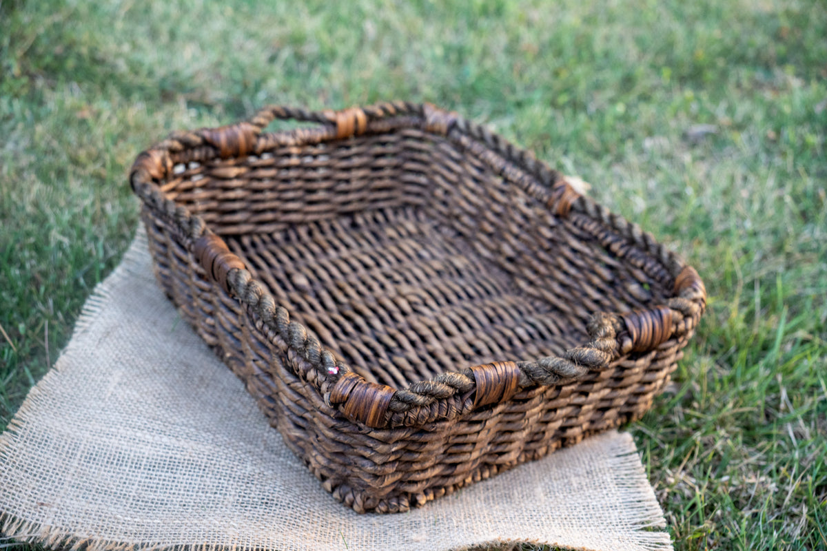 Wicker and Rattan Heavy Basket