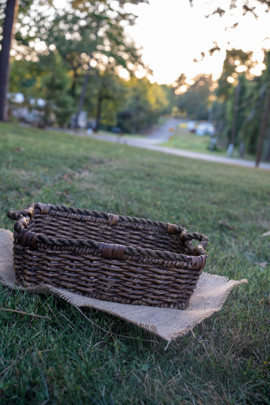 Wicker and Rattan Heavy Basket