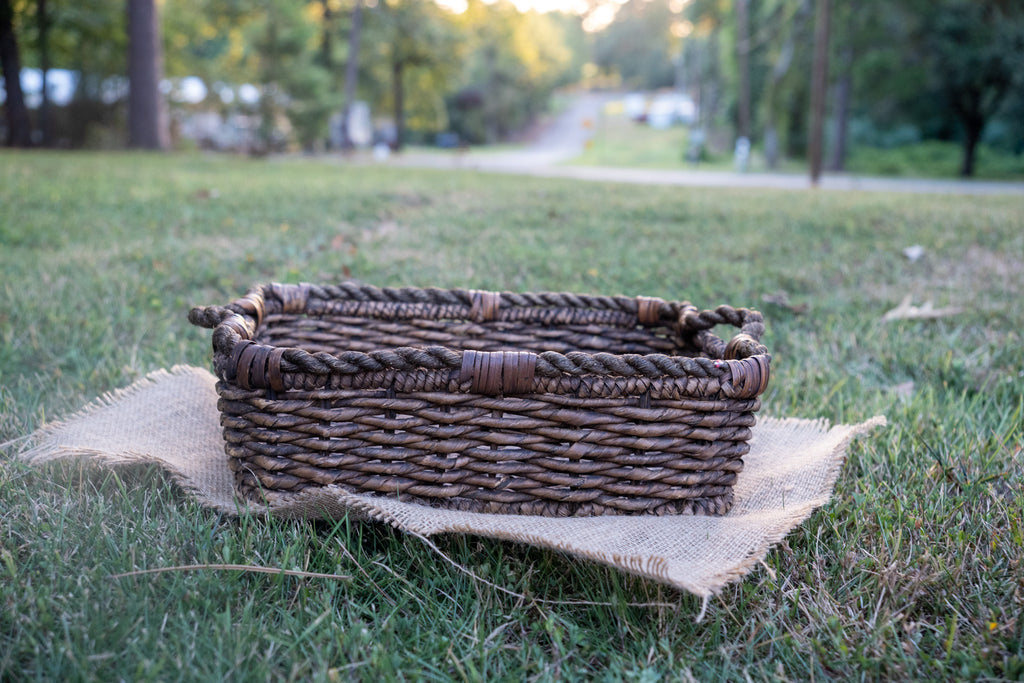 Wicker and Rattan Heavy Basket