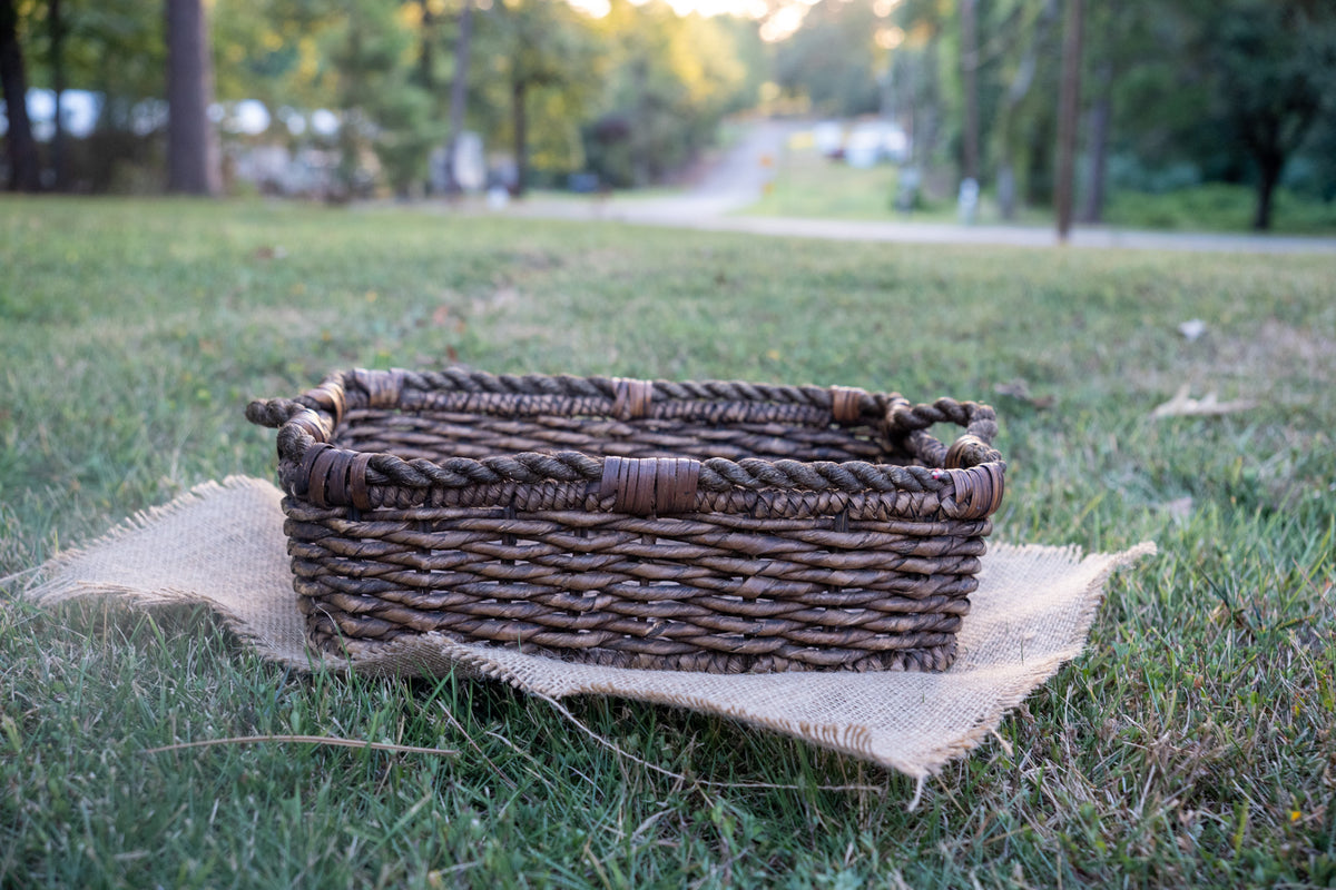 Wicker and Rattan Heavy Basket