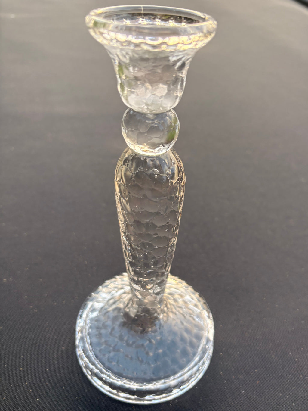 Biedermann & Sons Glass Candlestick