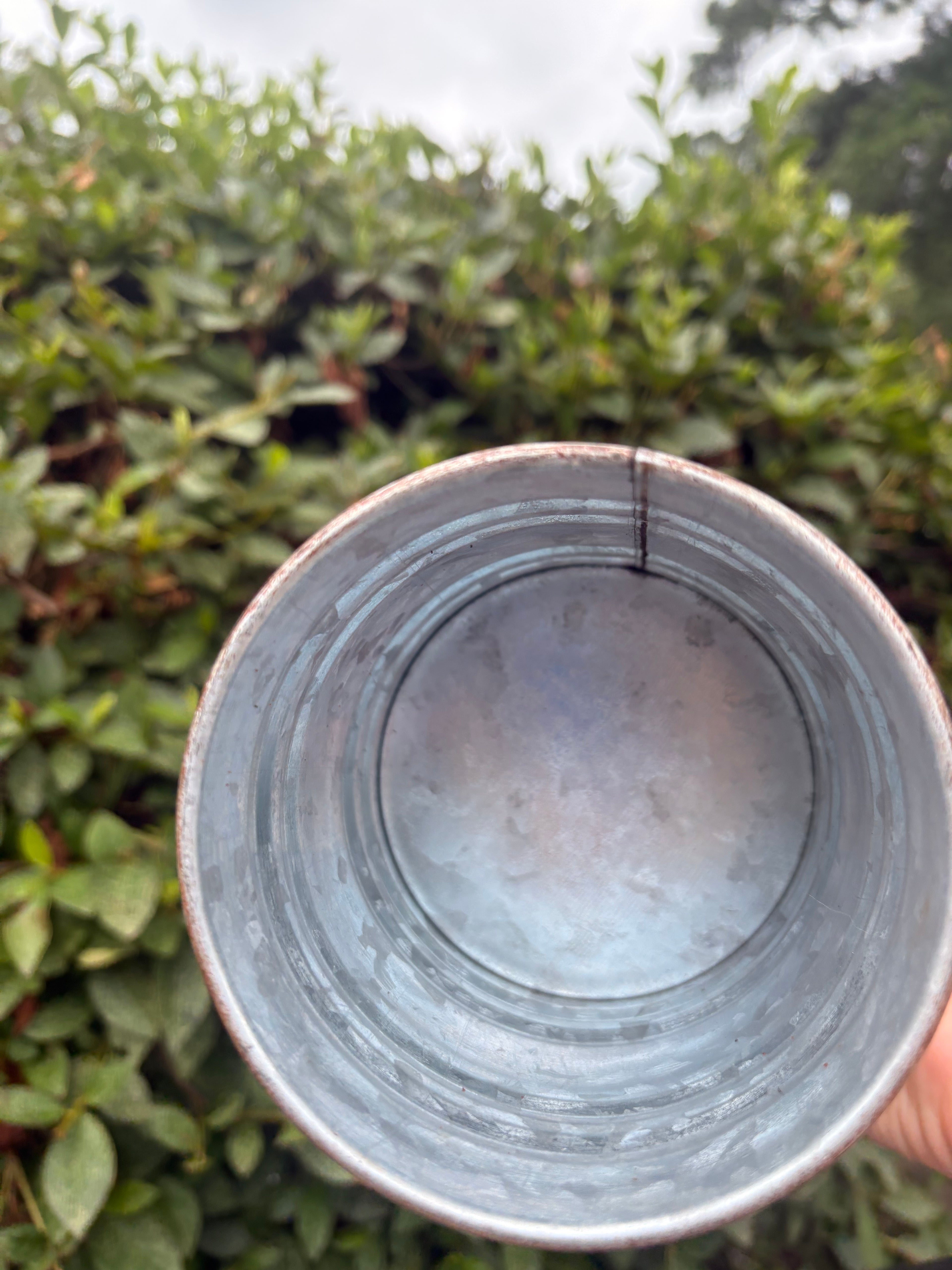 Rustic Metal Candle Holder