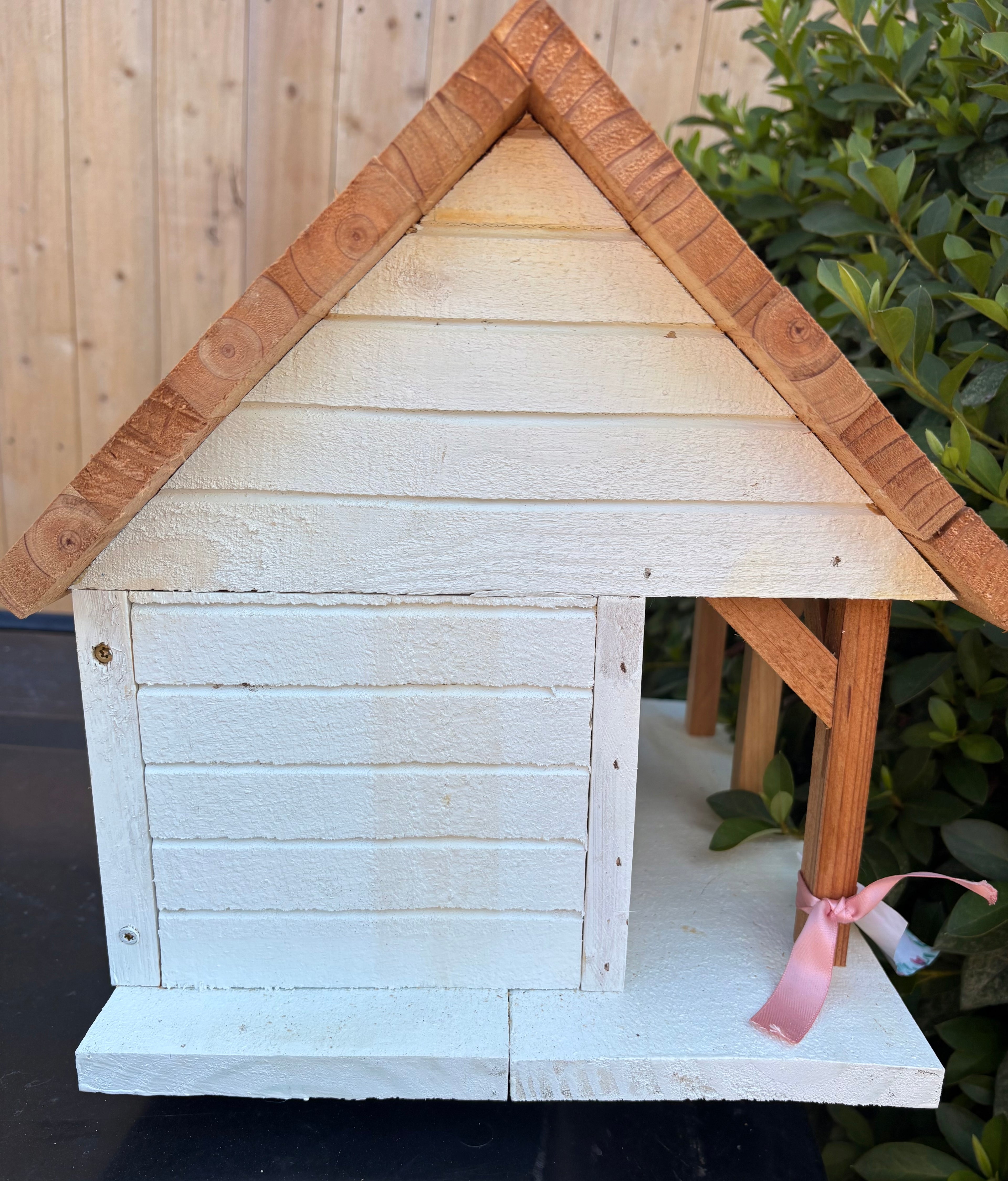 Hand Made 2-Compartment Birdhouse