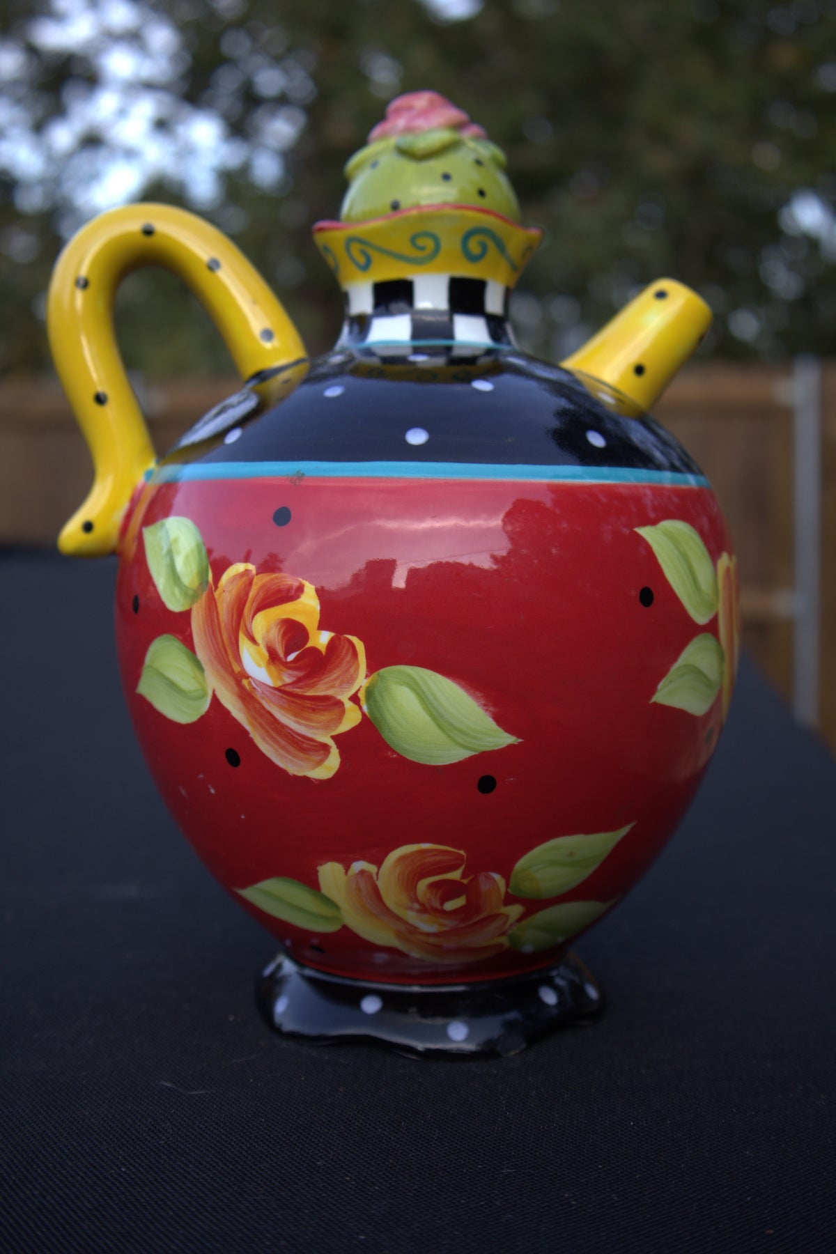 Joyce Shelton Tea Party Collection Teapot for Giftcraft