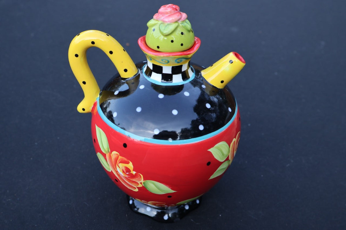 Joyce Shelton Tea Party Collection Teapot for Giftcraft