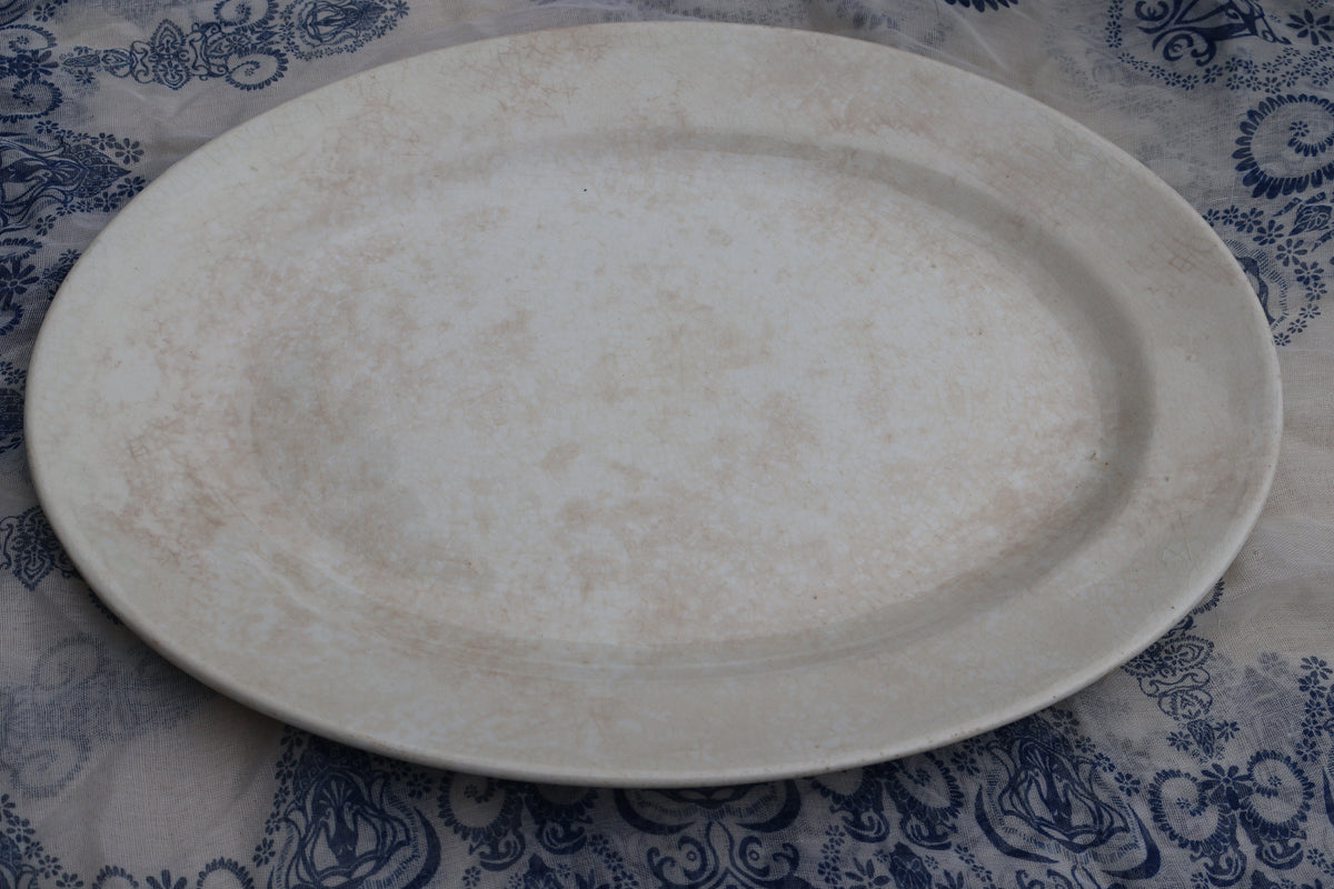 Antique Clinchfield China Ironstone Serving Platter
