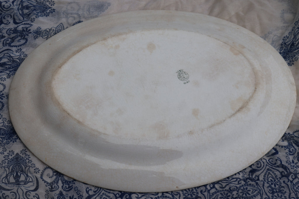 Antique Clinchfield China Ironstone Serving Platter