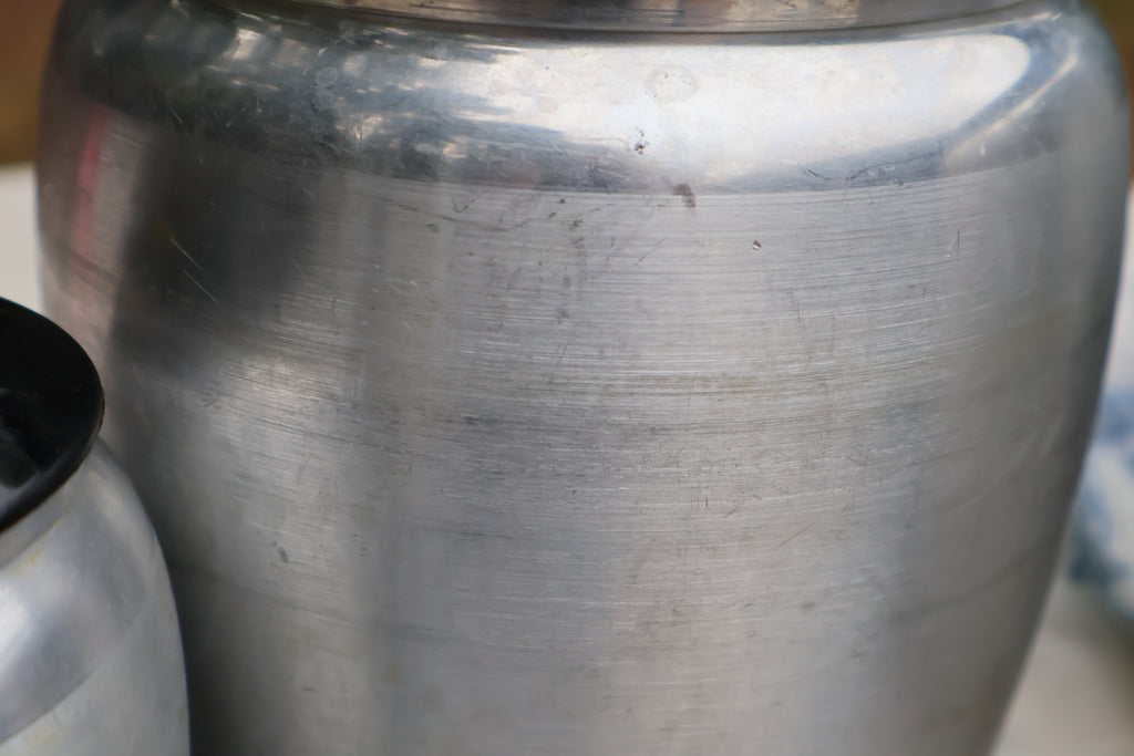 1950s Kromex Aluminum Canister Set, Set of 4