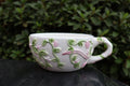Baum Bros. Teacup with 3-D Rose Design