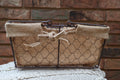 Rustic Chicken Wire Basket with Burlap Lining & Handles