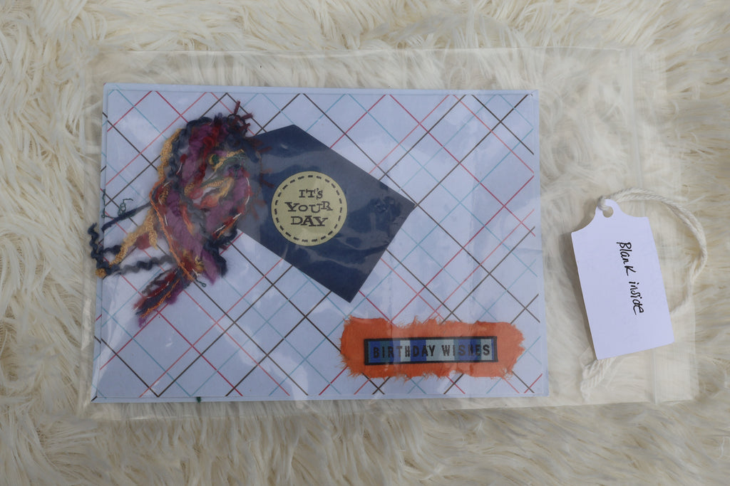 Handmade Birthday Card – “its your day” & “birthday wishes”