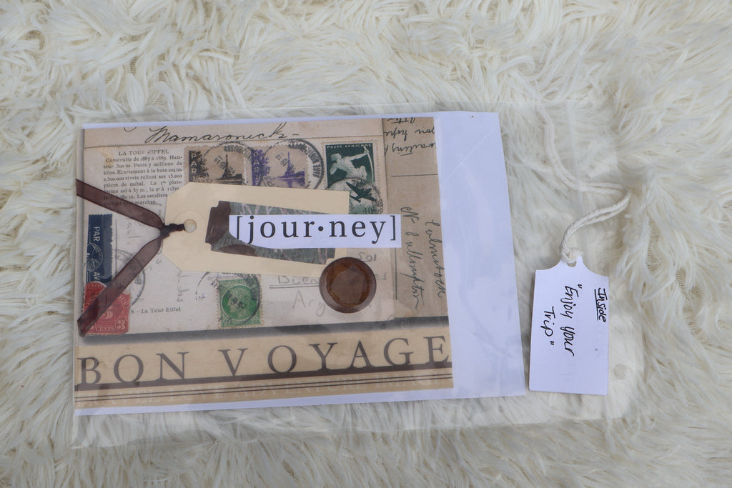 Handmade Bon Voyage Card – “journey”