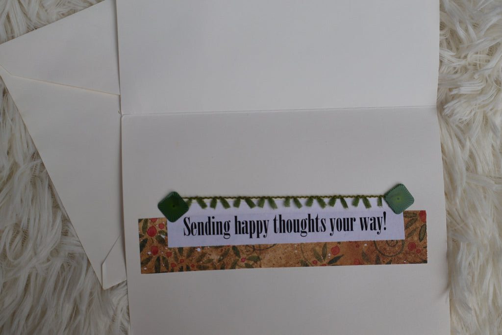 Handmade Greeting Card – “share your happiness”